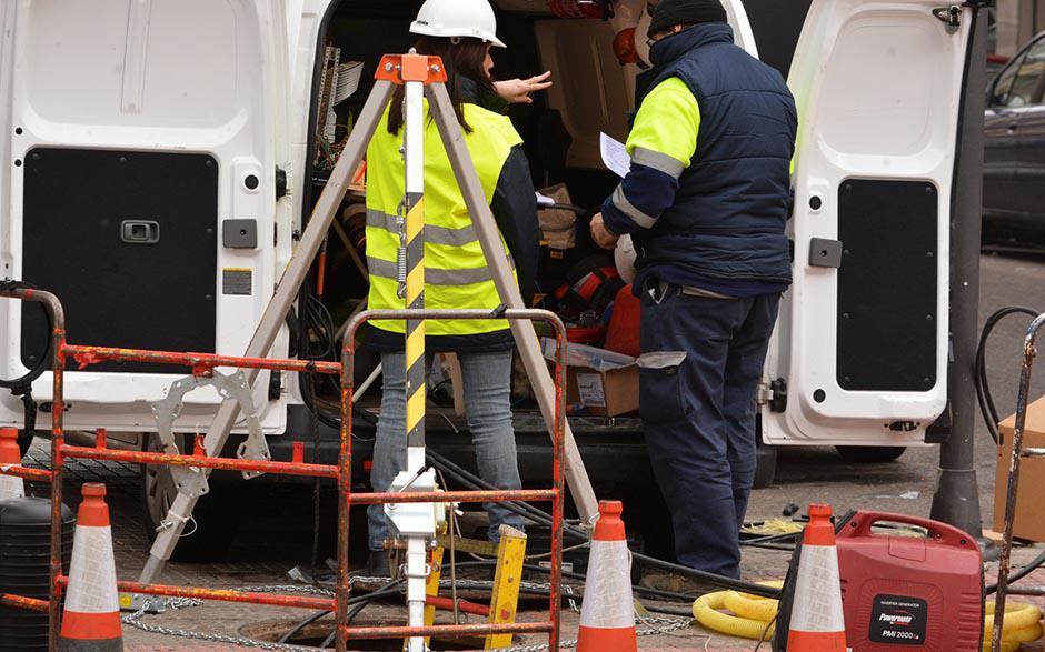 camion assainissement Paris 20